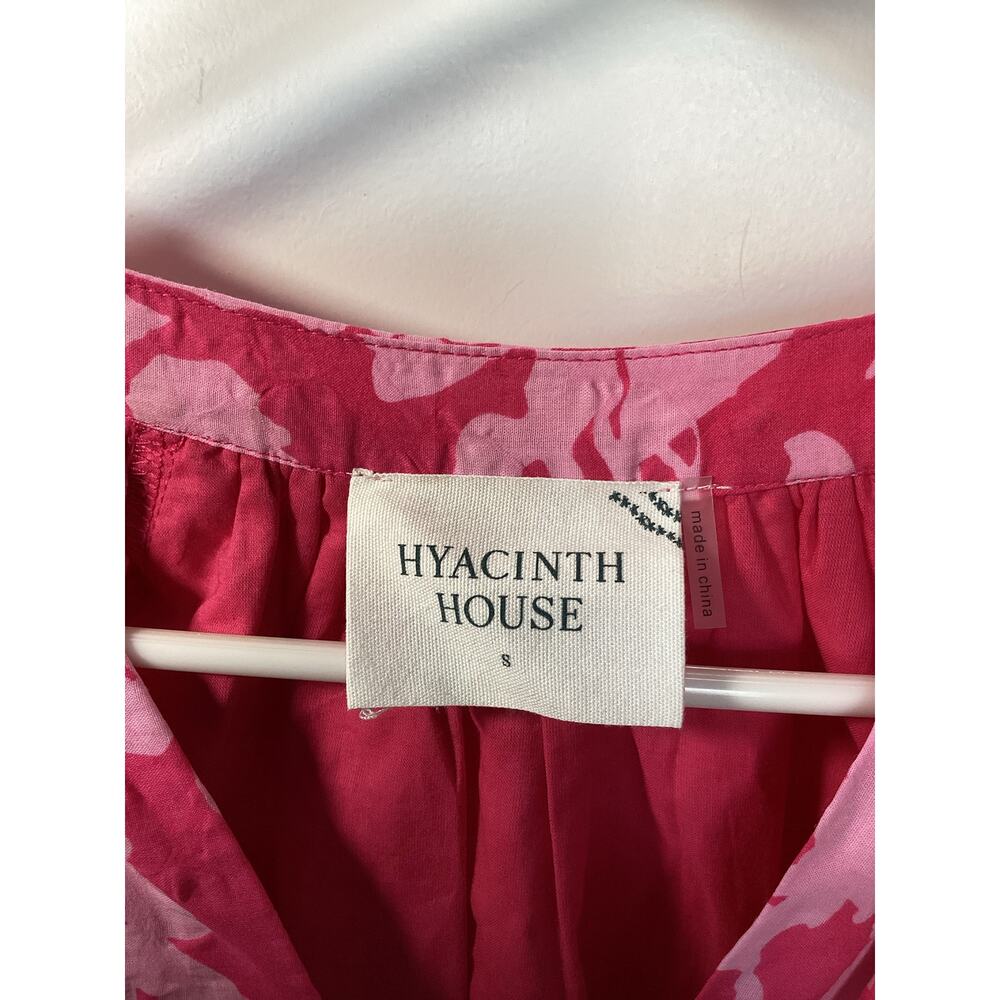 Tuckernuck Hyacinth house Matilda pink floral mini dress size small - Picture 5 of 13